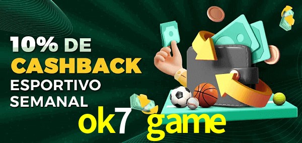 10% de bônus de cashback na ok7 game